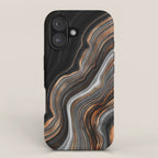 Glowing Marble Waves  iPhone Case Gallery Image 1