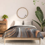 Glowing Marble Waves  Comforter Gallery Image 3