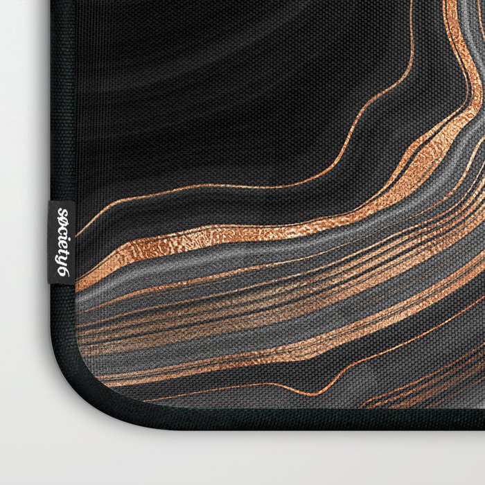 Glowing Marble Waves  Laptop Sleeve Gallery Image 3