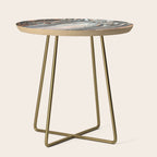 Copper and Stone Side Table Gallery Image 1