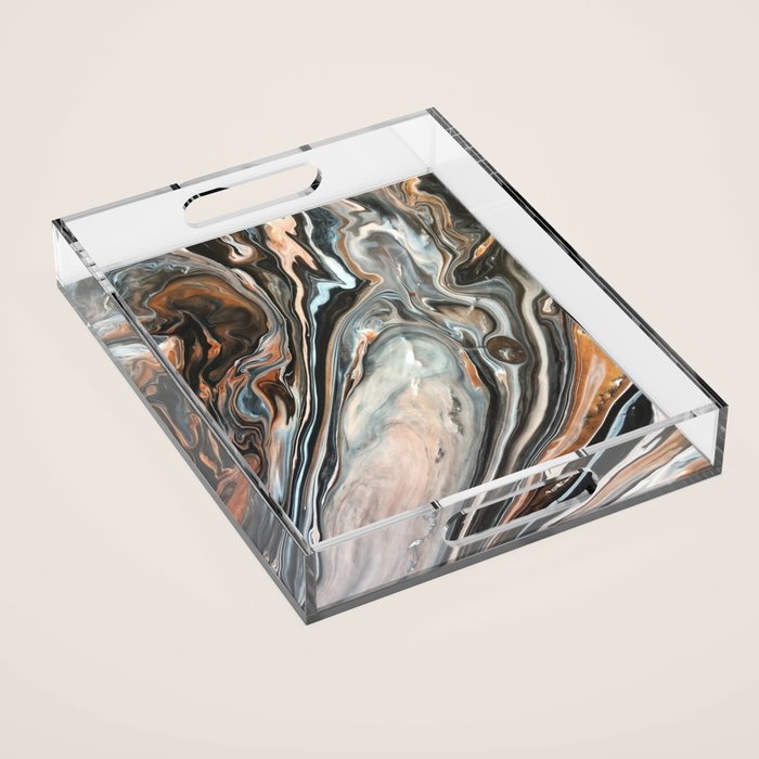 Copper and Stone Acrylic Tray Gallery Image 1