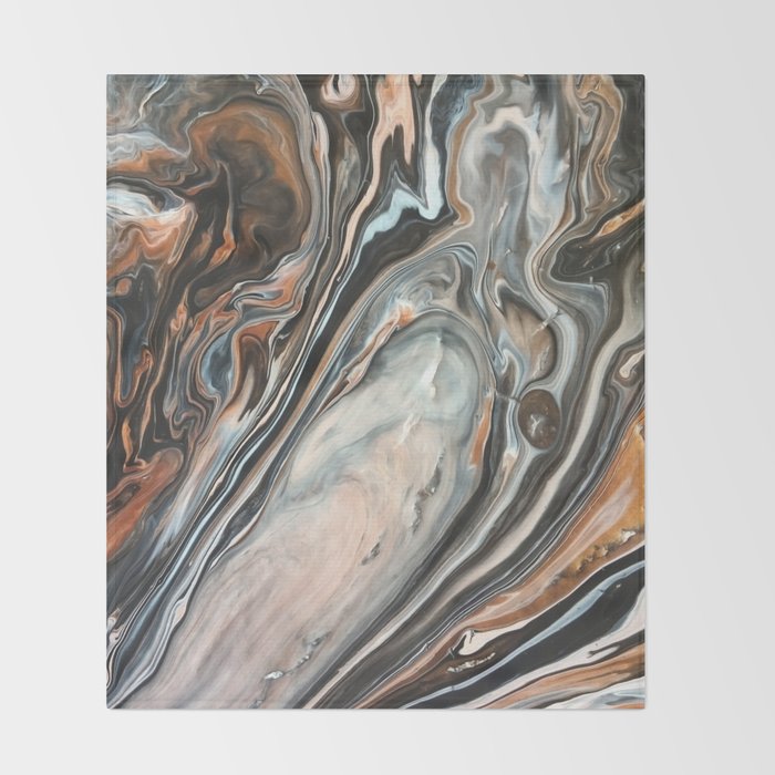 Copper and Stone Throw Blanket Gallery Image 2
