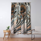 Copper and Stone Window Curtain Gallery Image 5