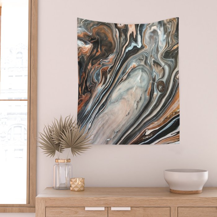 Copper and Stone Wall Tapestry Gallery Image 2
