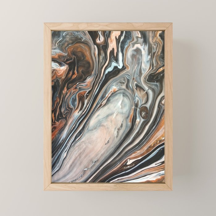 Copper and Stone Mini Art Print Gallery Image 1