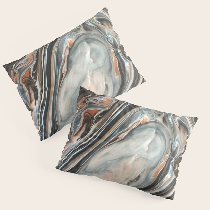 Copper and Stone Pillow Sham Gallery Image 3