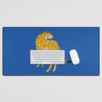 The Stare 2: Golden Cheetah Edition Desk Mat Gallery Image 1