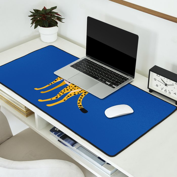 The Stare 2: Golden Cheetah Edition Desk Mat Gallery Image 2