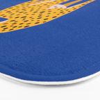 The Stare 2: Golden Cheetah Edition Bath Mat Gallery Image 3
