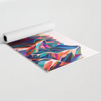 Mountains sunset warm Yoga Mat Gallery Image 2