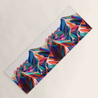 Mountains sunset warm Yoga Mat Gallery Image 1