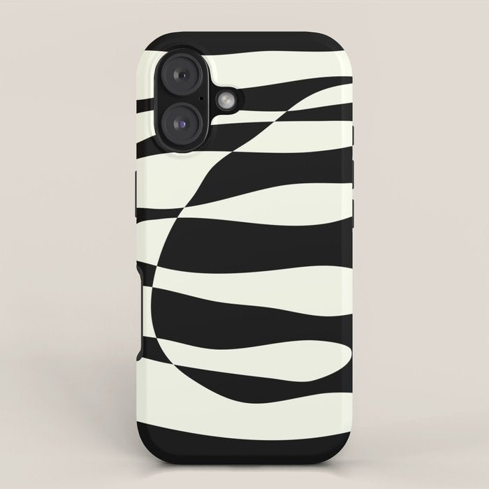 Abstract Composition in Black and White iPhone Case Gallery Image 1