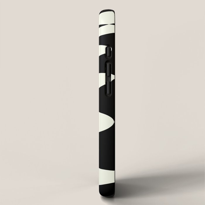 Abstract Composition in Black and White iPhone Case Gallery Image 2