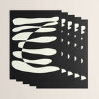 Abstract Composition in Black and White Wrapping Paper Gallery Image 3