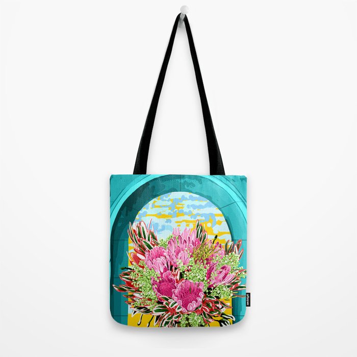 The Good Vibes Flower Pot Tote Bag Gallery Image 2