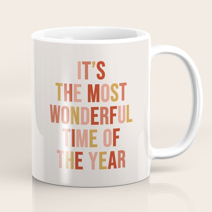 Most Wonderful Time Multi Colored Warm Coffee Mug Gallery Image 1