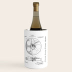 Film Reel Patent - Classic Cinema Art - Black Chalkboard Wine Chiller Gallery Image 3