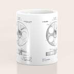 Film Reel Patent - Classic Cinema Art - Black Chalkboard Coffee Mug Gallery Image 4