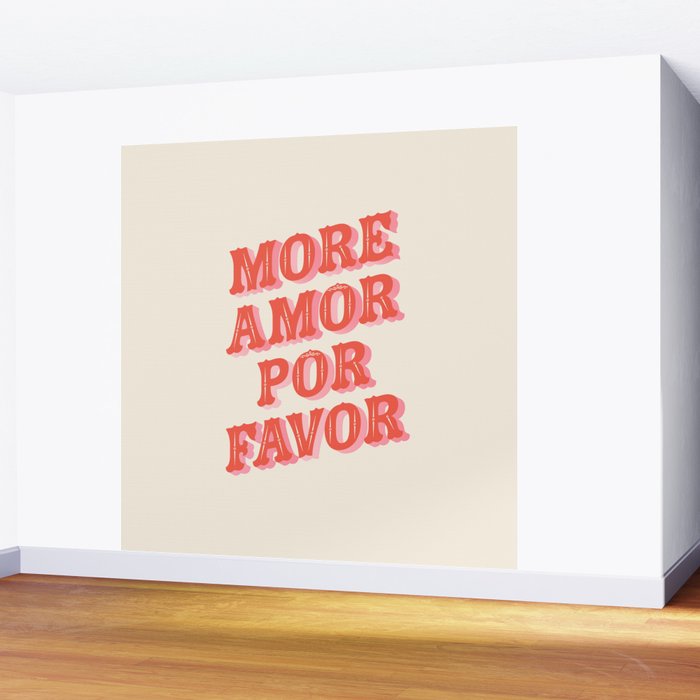 More Amor Wall Mural Gallery Image 2
