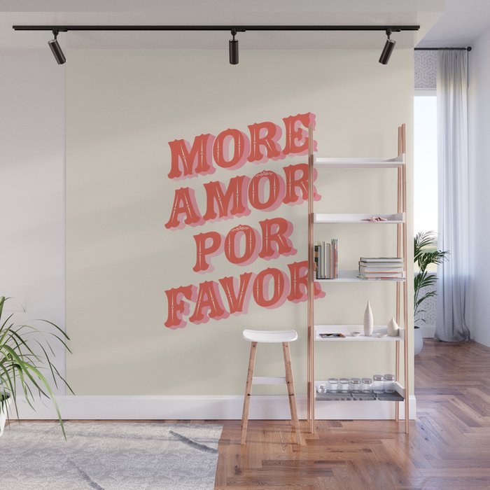 More Amor Wall Mural Gallery Image 1