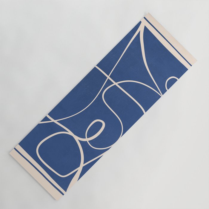 Abstract line art 44 Yoga Mat Gallery Image 1