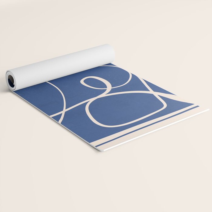 Abstract line art 44 Yoga Mat Gallery Image 2