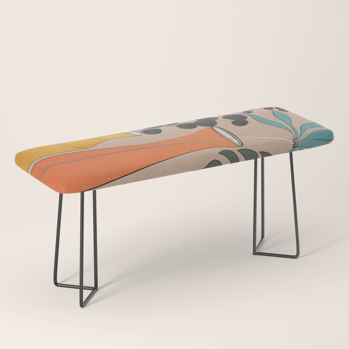Modern Minimalist Abstract Vases 1 Bench Gallery Image 1