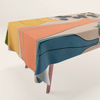 Modern Minimalist Abstract Vases 1 Tablecloth Gallery Image 1