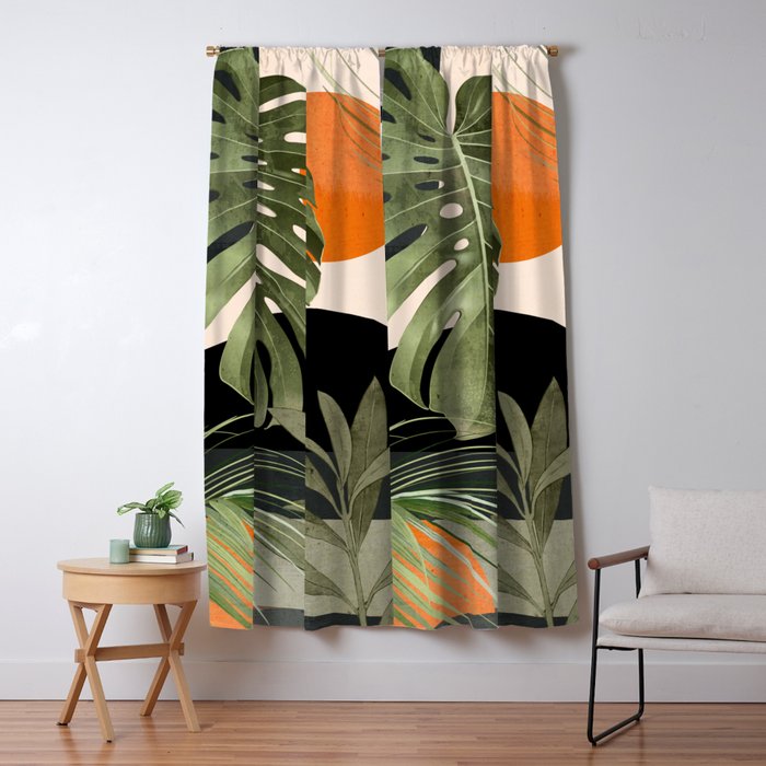 Jungle Abstract 11 Window Curtain Gallery Image 5