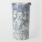 dogs aplenty classic blue pearl Travel Mug Gallery Image 2