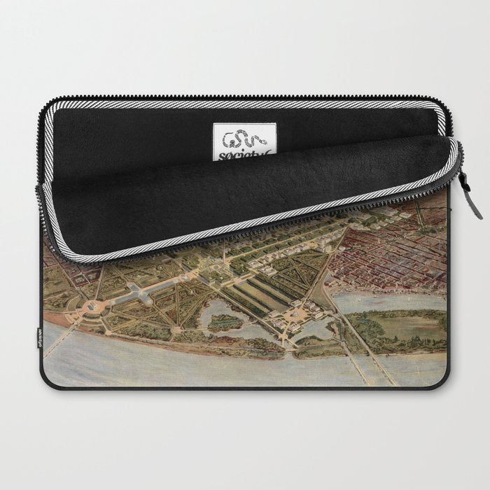 Vintage Map of Washington DC (1915) Laptop Sleeve Gallery Image 2