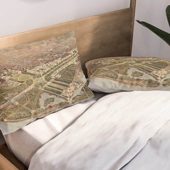 Vintage Map of Washington DC (1915) Pillow Sham Gallery Image 2