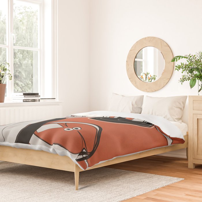 Line Art Pears 2 Duvet Cover Gallery Image 2
