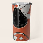 Line Art Pears 2 Travel Mug Gallery Image 2