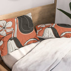Line Art Pears 2 Pillow Sham Gallery Image 2
