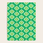Retro Mid Century Green Ogee Poster Gallery Image 4