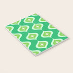 Retro Mid Century Green Ogee Notebook Gallery Image 3