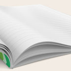 Retro Mid Century Green Ogee Notebook Gallery Image 2