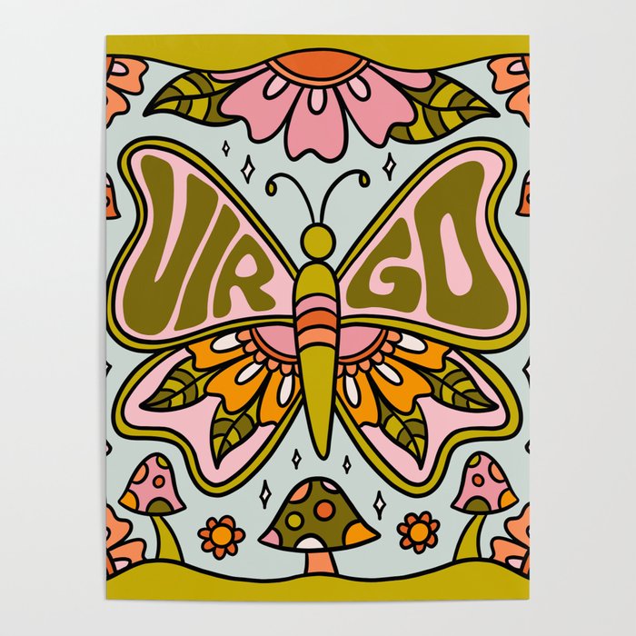 Virgo Butterfly Poster Gallery Image 1