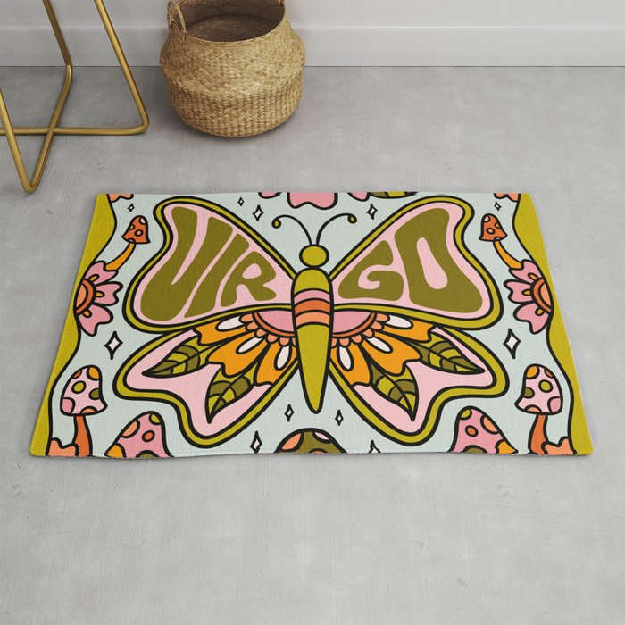 Virgo Butterfly Rug Gallery Image 1