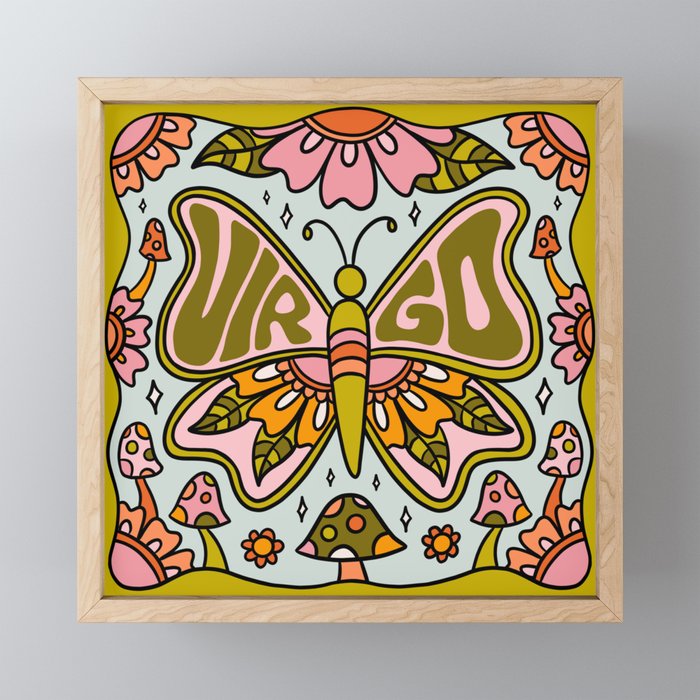 Virgo Butterfly Mini Art Print Gallery Image 1