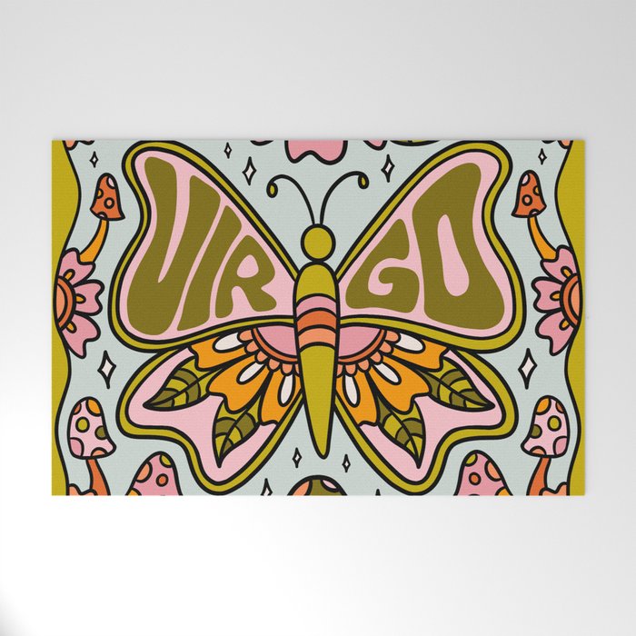 Virgo Butterfly Welcome Mat Gallery Image 1