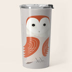 Barn Owl, Bird of United Kingdom Travel Mug Gallery Image 2