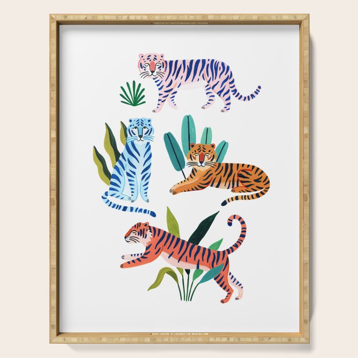 Asian Tigers Serving Tray Gallery Image 1