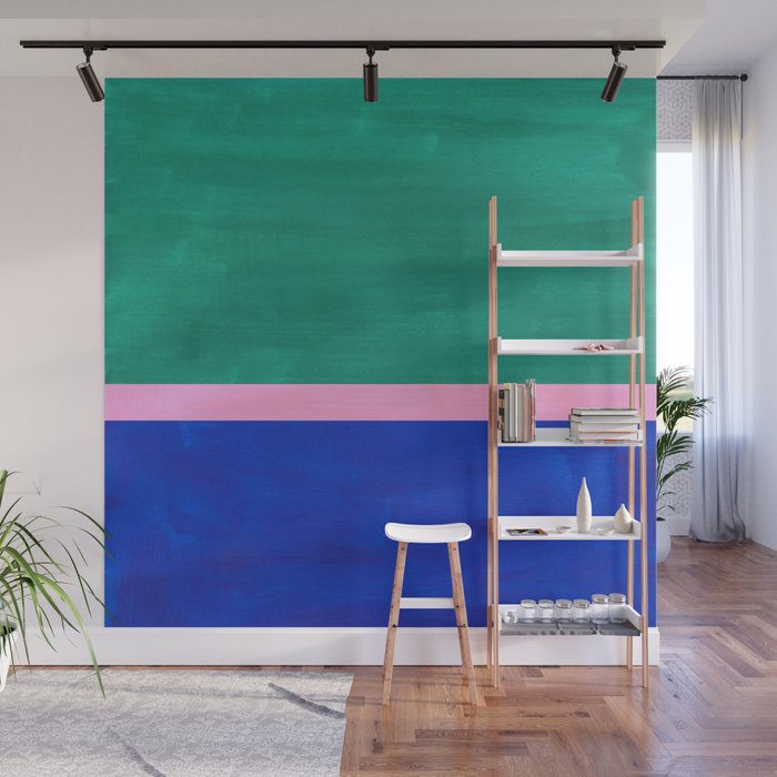 Ocean Ribbon Wall Mural Gallery Image 1