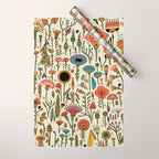 Wildflower Chart Wrapping Paper Gallery Image 1