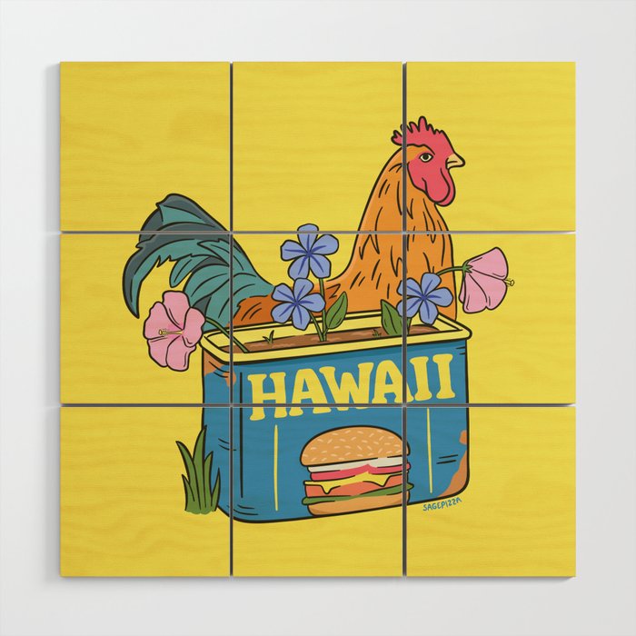 HAWAII Wood Wall Art Gallery Image 1