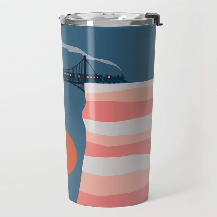 Cat Landscape 14 Travel Mug Gallery Image 2