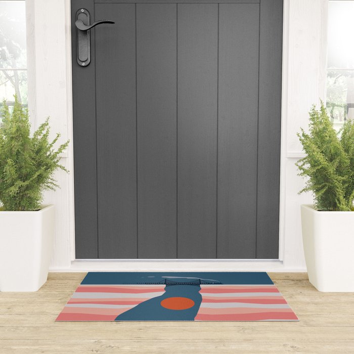 Cat Landscape 14 Welcome Mat Gallery Image 3