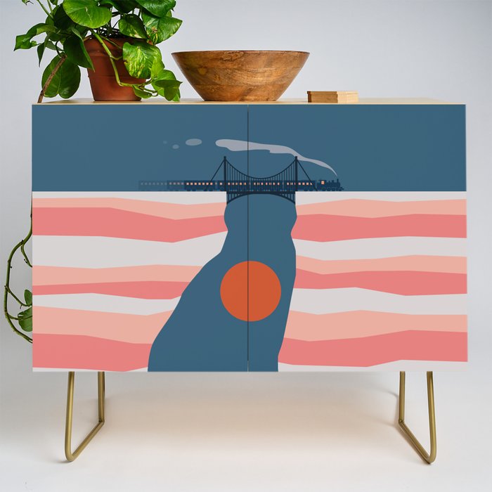 Cat Landscape 14 Credenza Gallery Image 1